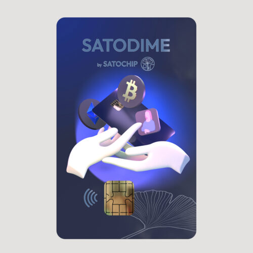 Satodime bearer crypto card Bitcoin